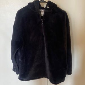 VS Pink fur hoodie
